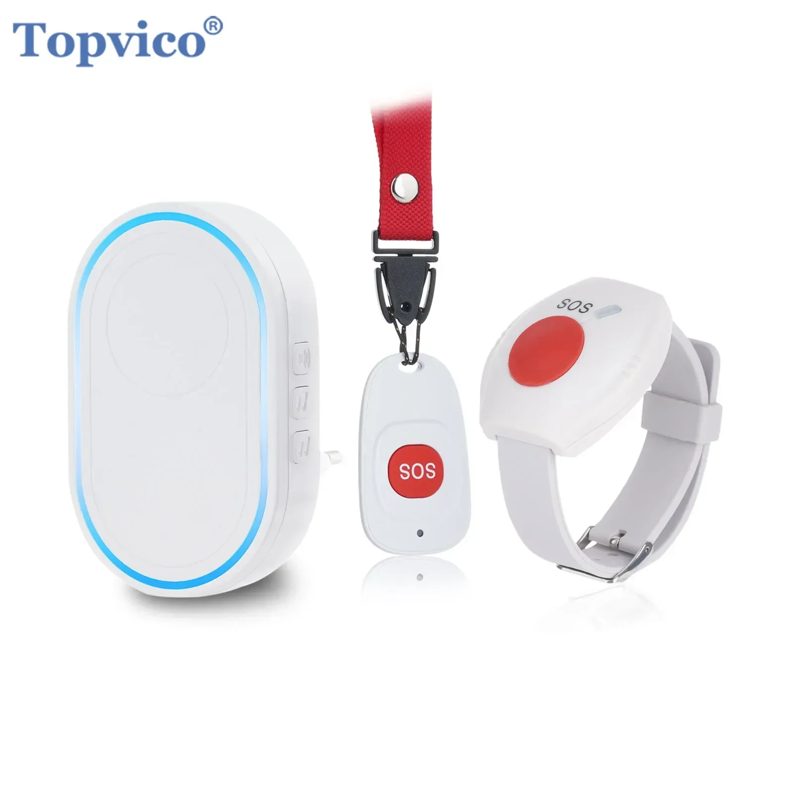 Home Security Upgrades - Topvico Wireless Caregiver Pager Tombol Panggilan