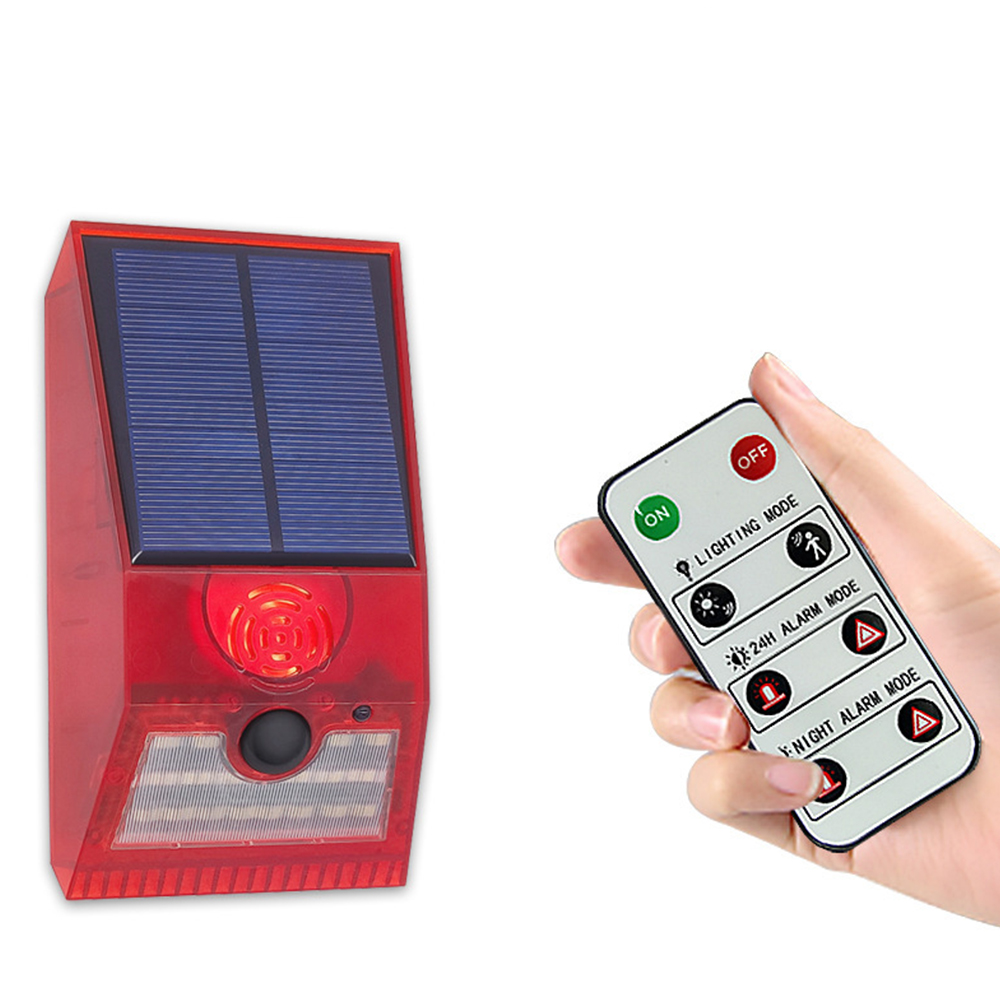 Home Security With Alarm - Lampu Alarm Surya Multifungsi dengan Kontrol