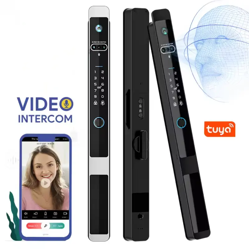 Peephole Camera Viewer - Kunci Pintu Digital UPVC Tuya WiFi