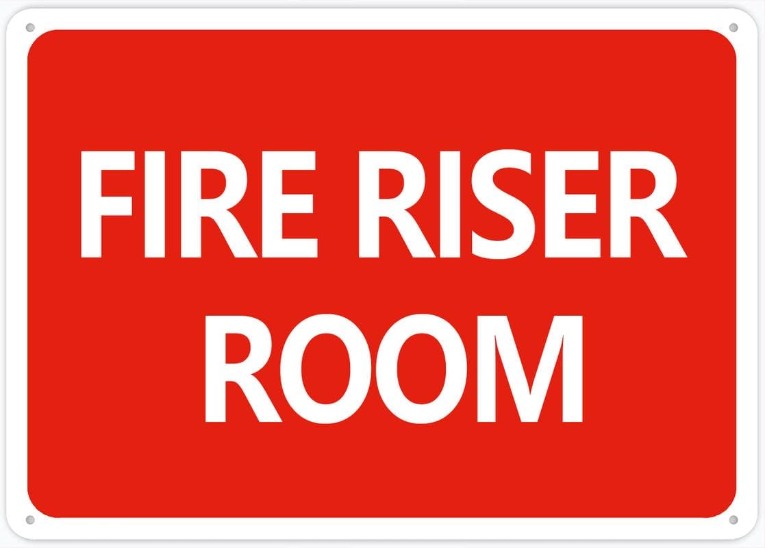 Home Security Outdoor - Y1, Papan Tanda Ruang Fire Riser