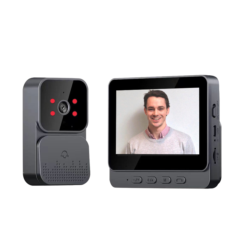 Peephole Camera Viewer - Bel Pintu Nirkabel 2MP 1080P Bertenaga