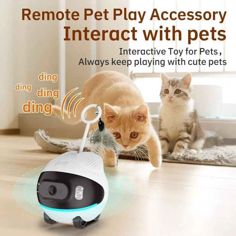 Home Security Robot Dog - Kamera IP Robot Pengasuh Hewan Peliharaan