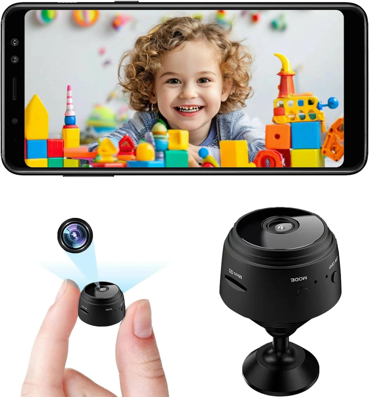 Home Security Recorder - Kamera Keamanan Mini, Kamera WiFi HD
