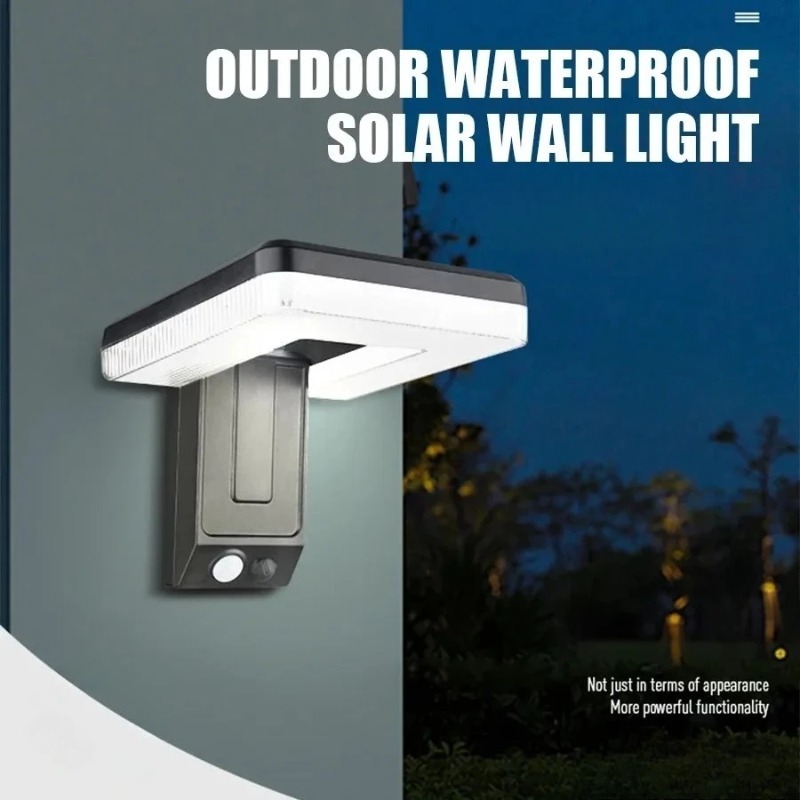 Home Security Yard Sensors - 3 Buah Lampu Dinding Tenaga Surya