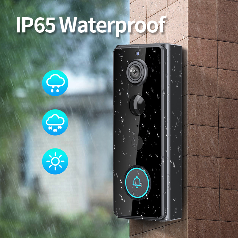 Peephole Camera Viewer - 2MP 1080P Tuya APP Konsumsi Daya
