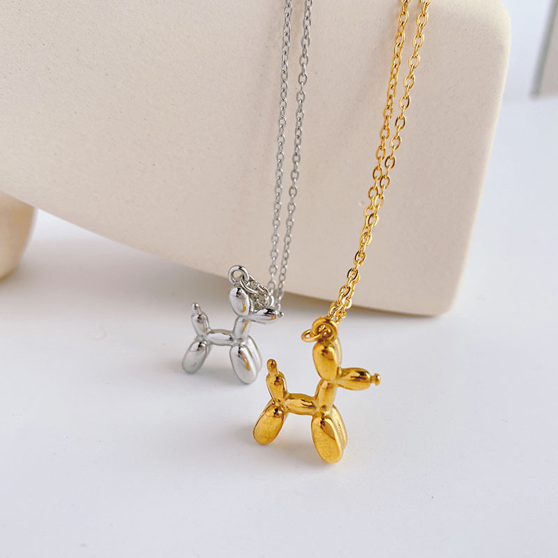 Home Security Robot Dog - Kalung liontin anjing balon 3D trendi