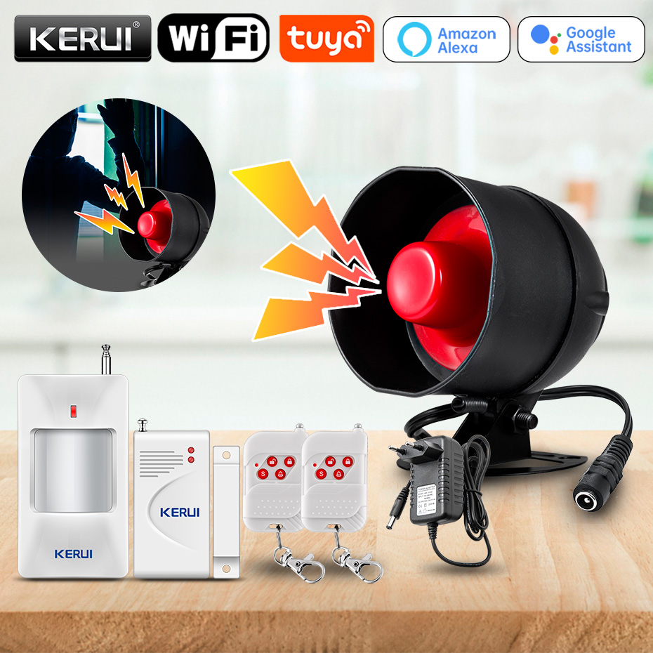 Home Security System Installation - KERUI Tuya Smart WIFI Sistem Alarm