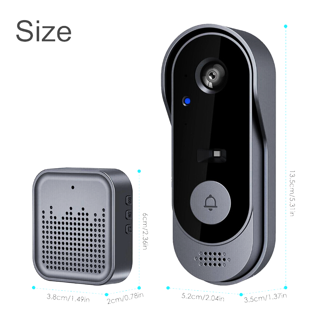 Peephole Camera Viewer - Aplikasi Tuya Sudut Lebar 170 Derajat