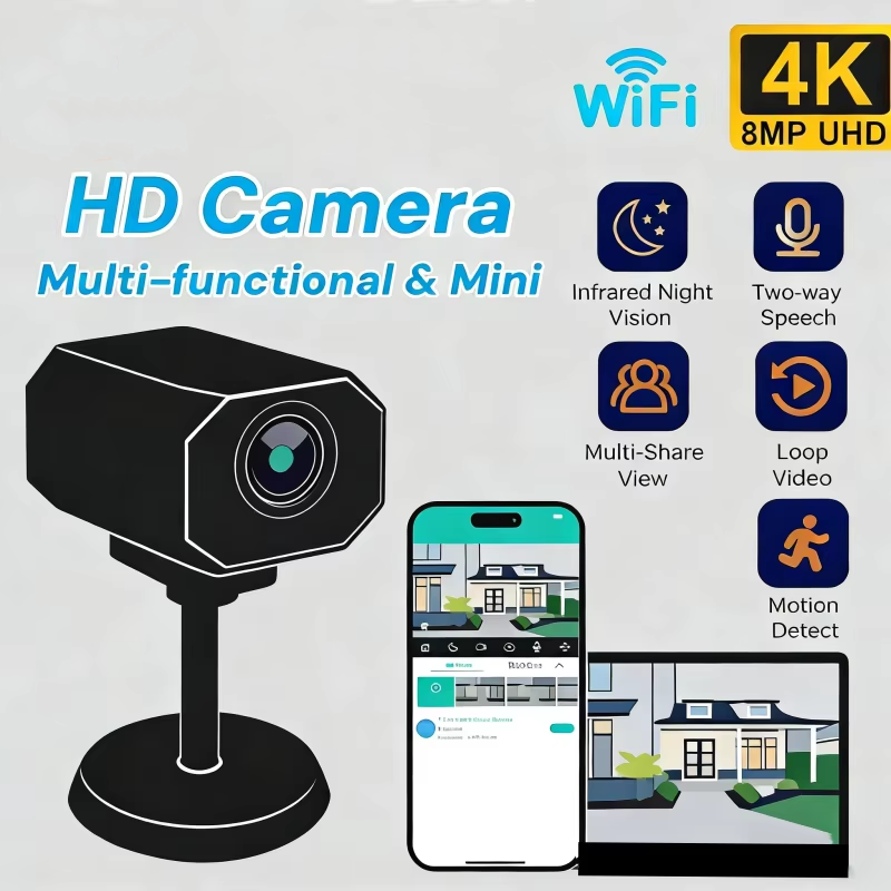 Home Security Recorder - Kamera Keamanan WiFi 4K HD untuk