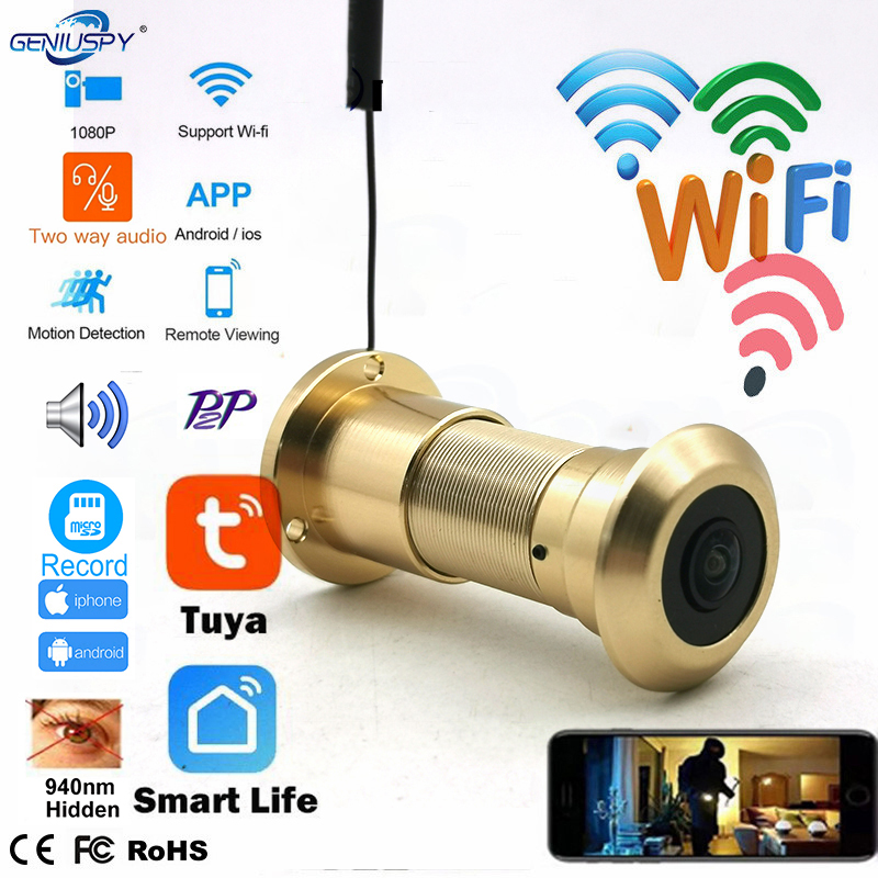 Peephole Camera Viewer - 1080P Keamanan Pintu Mata Nirkabel IP