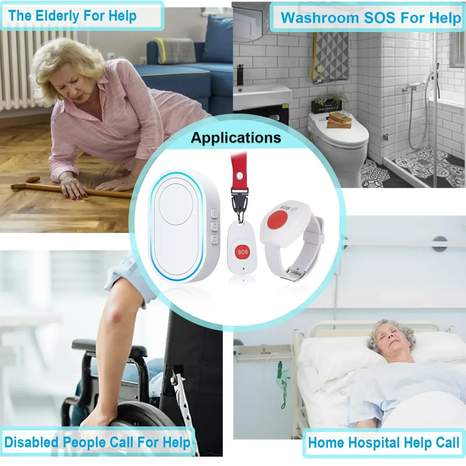 Topvico Wireless Caregiver Pag - Home Security Upgrades ulasan dan harga