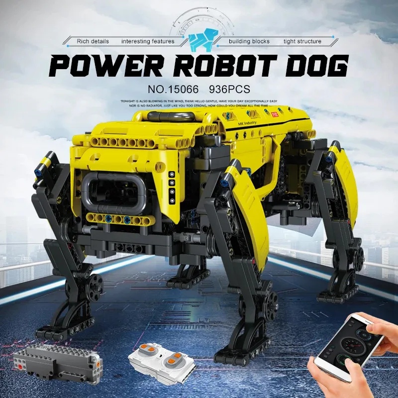 MOULD KING 15066/15075 Mainan  - Home Security Robot Dog ulasan dan harga