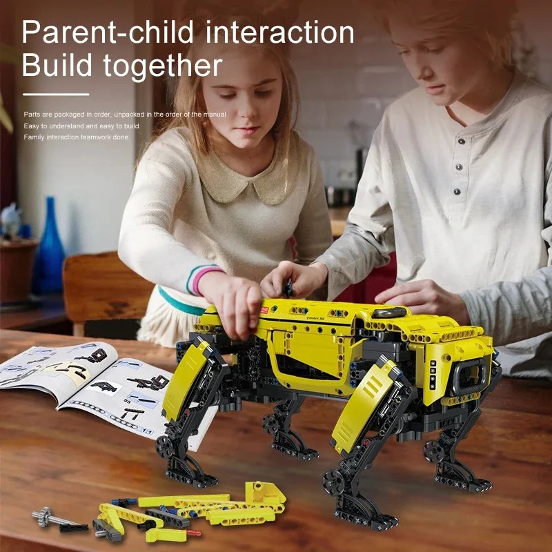 MOULD KING 15066/15075 Mainan  - Home Security Robot Dog ulasan dan harga