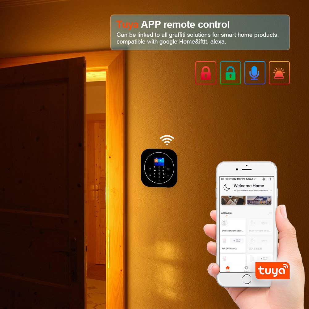 KERUI G12 2G Wifi Nirkabel Sis - Home Security System Installation ulasan dan harga