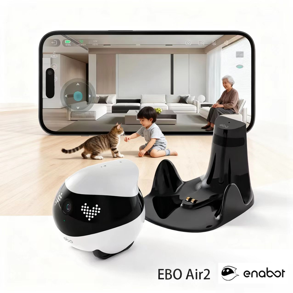 Enabot EBO AIR 2 Robot Pendamp - Home Security Robot Dog ulasan dan harga