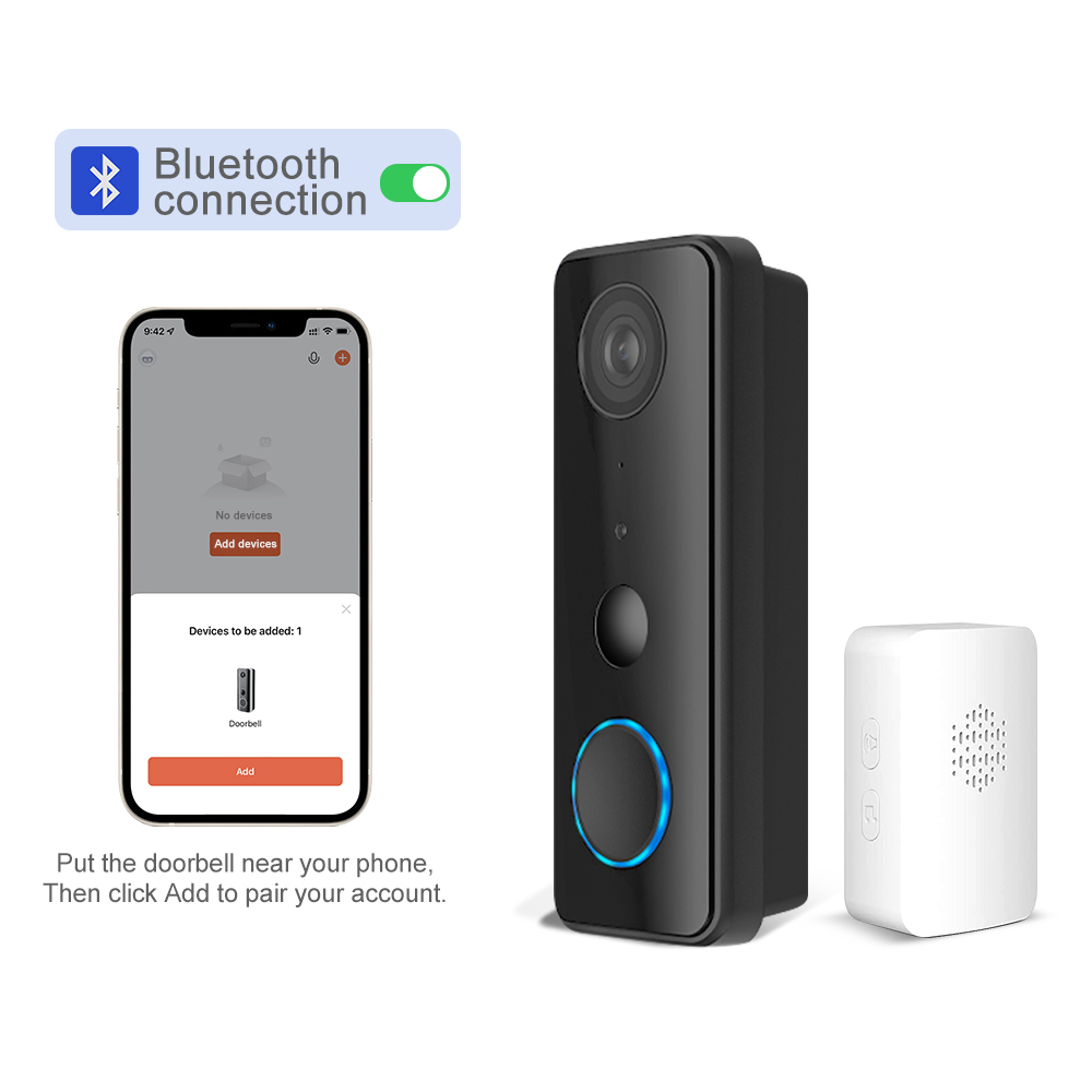 2MP 1080P Tuya APP Bluetooth K - Peephole Camera Viewer ulasan dan harga