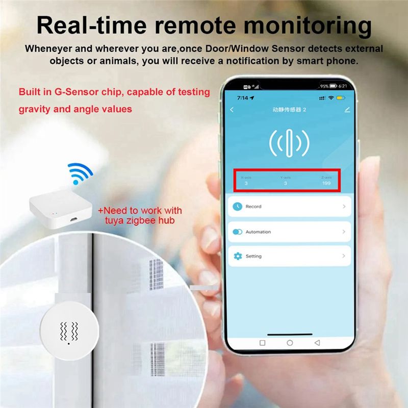 [NEW A09R!】 Sensor Getaran Pin - Home Security With Alarm ulasan dan harga