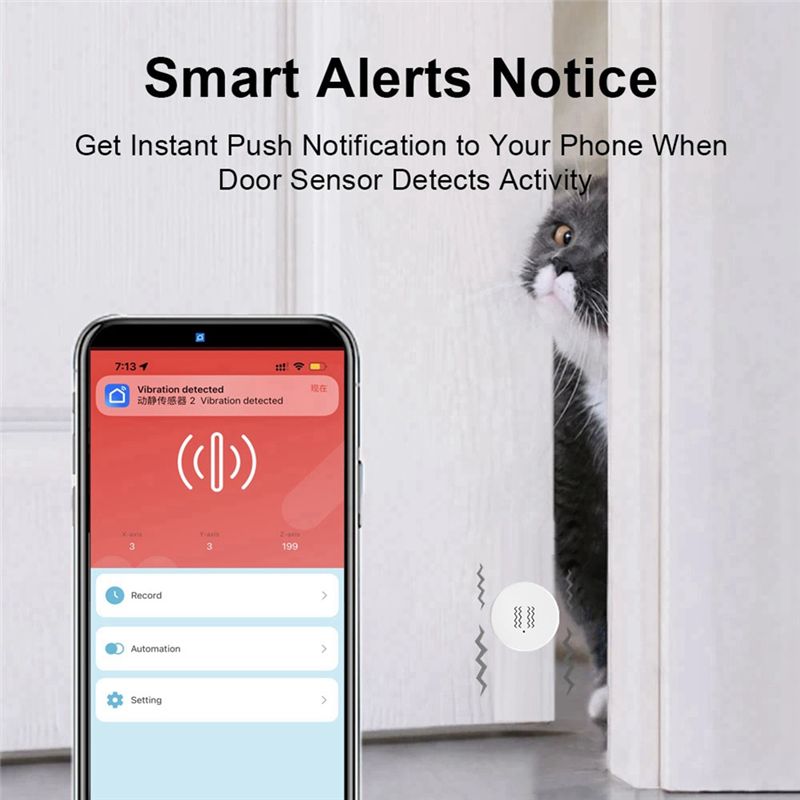 [NEW A09R!】 Sensor Getaran Pin - Home Security With Alarm ulasan dan harga