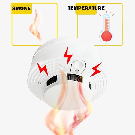 Detektor Asap Kebakaran Alarm  - Home Security With Alarm ulasan dan harga
