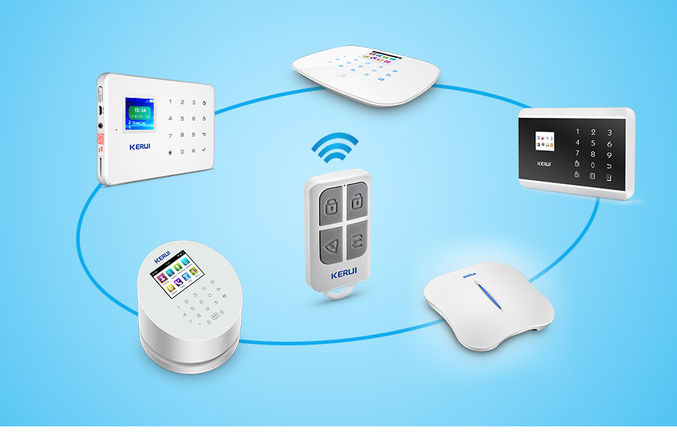 KERUI Gantungan Kunci 4 Tombol - Home Security System Installation ulasan dan harga