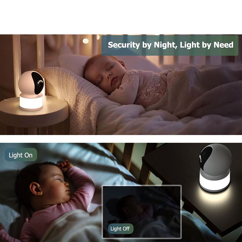 Kamera IP WiFi Mini Tuya Smart - Home Security Flood Lights ulasan dan harga