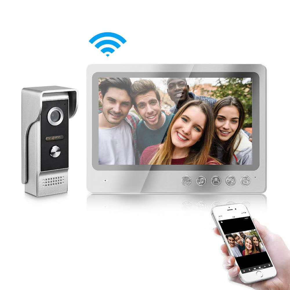 Layar HD 9 Inci Aplikasi Tuya  - Peephole Camera Viewer ulasan dan harga