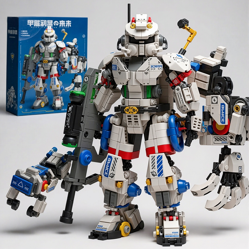 Blok Bangunan Robot Transforma - Home Security Robot Dog ulasan dan harga