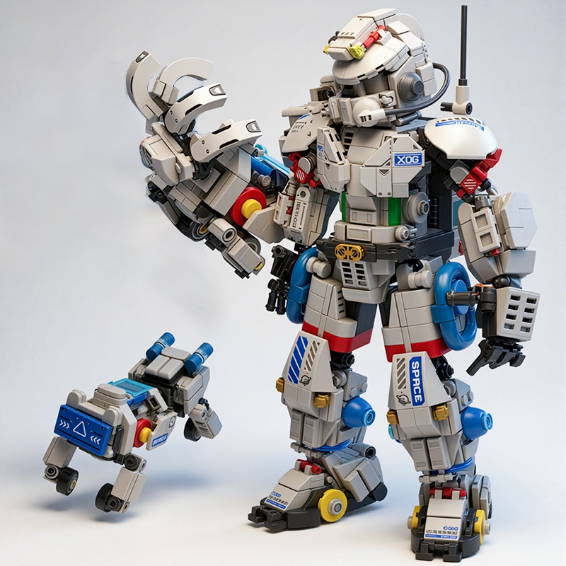 Blok Bangunan Robot Transforma - Home Security Robot Dog ulasan dan harga