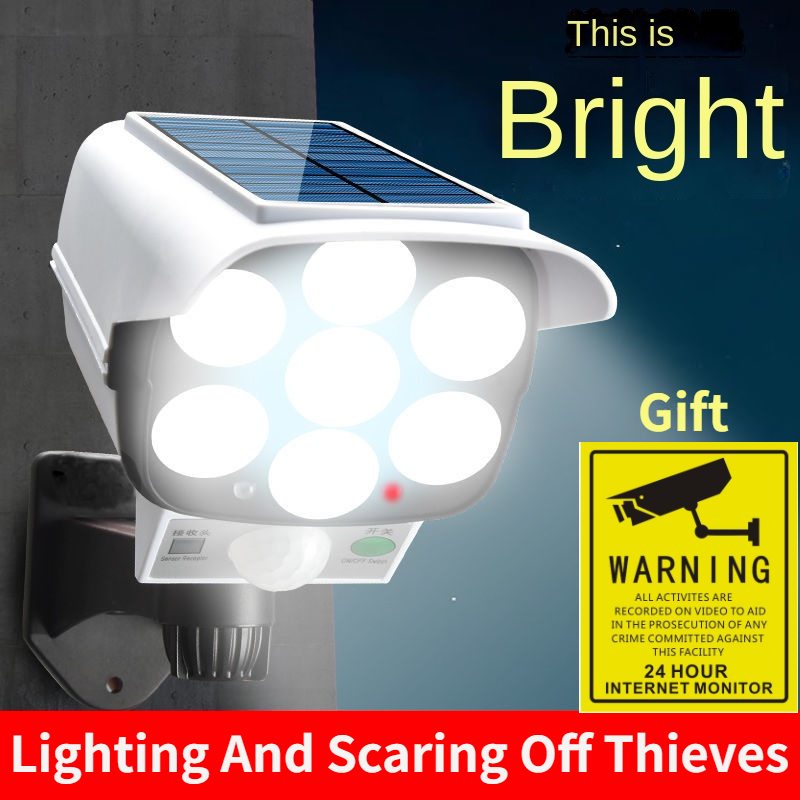 Lampu Surya Luar Ruangan Senso - Home Security Flood Lights ulasan dan harga