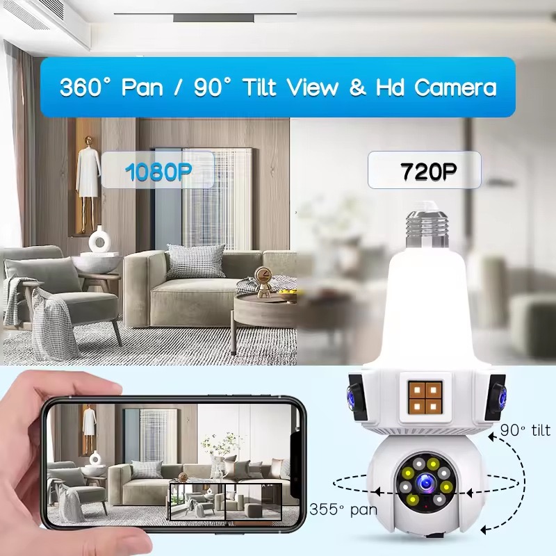 Aplikasi 6MP V380pro Lensa Gan - Home Security Flood Lights ulasan dan harga