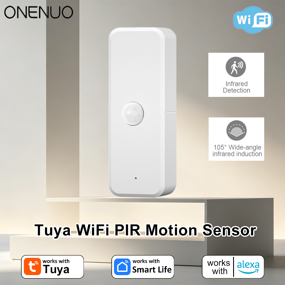 Detektor Gerakan PIR WiFi Tuya - Home Security With Alarm ulasan dan harga