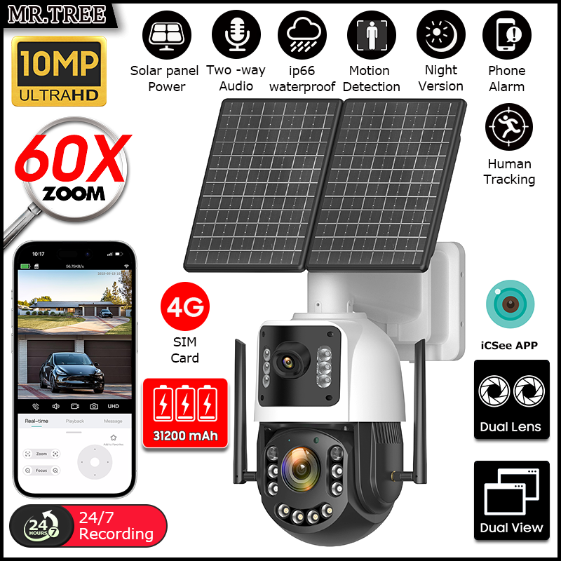 Kamera Keamanan Surya Metal AO - Home Security Battery ulasan dan harga