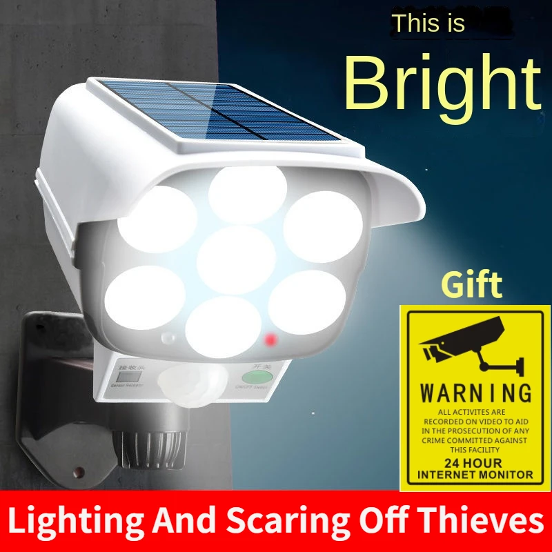 Lampu LED 77 nirkabel luar rua - Home Security Battery ulasan dan harga