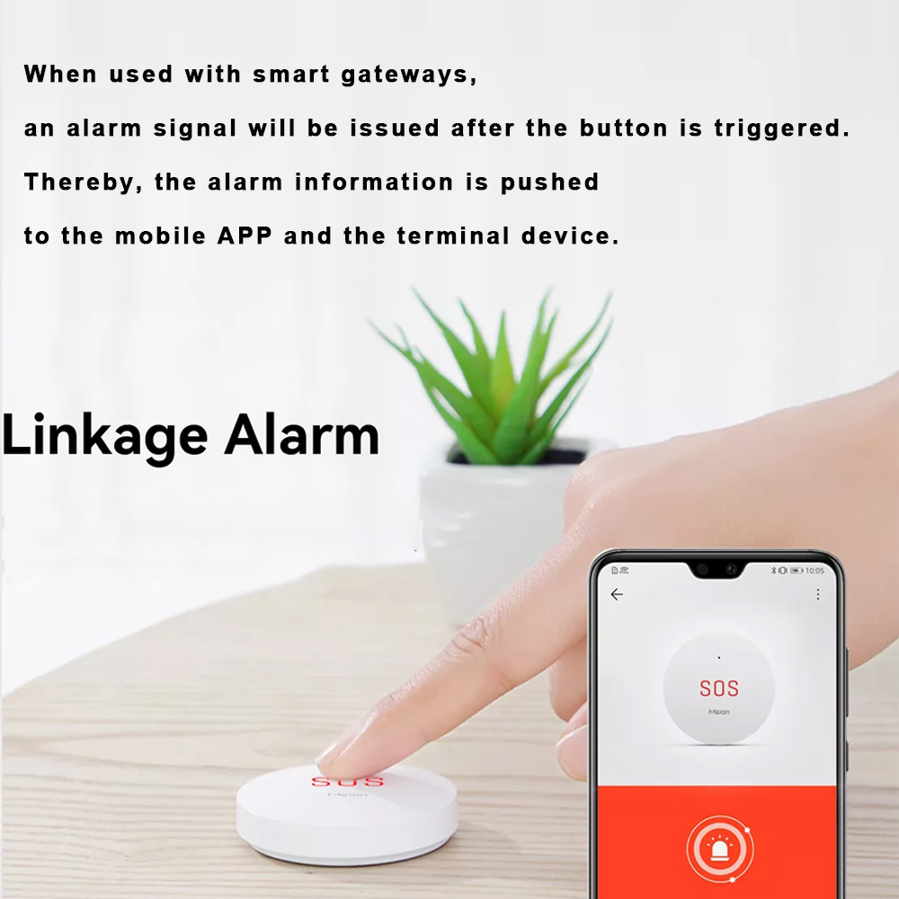 Tombol Darurat SOS Zigbee Tuya - Home Security Tips ulasan dan harga