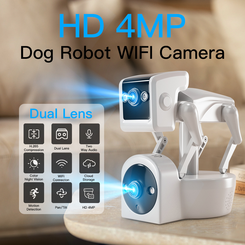 Kamera anjing Robot lensa gand - Home Security Robot Dog ulasan dan harga