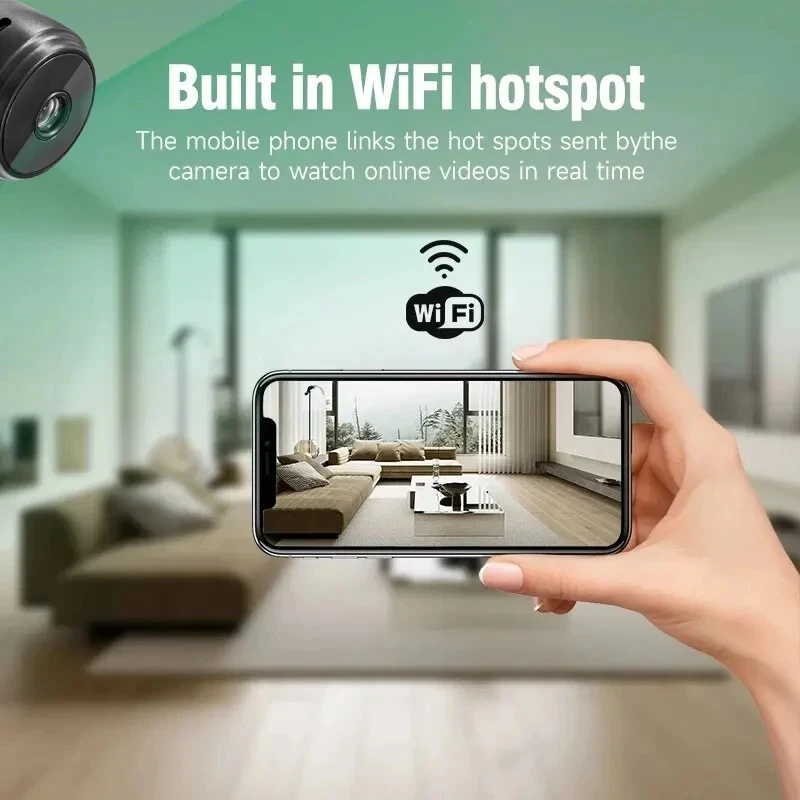 Kamera Mini A9 WiFi Nirkabel P - Home Security Recorder ulasan dan harga
