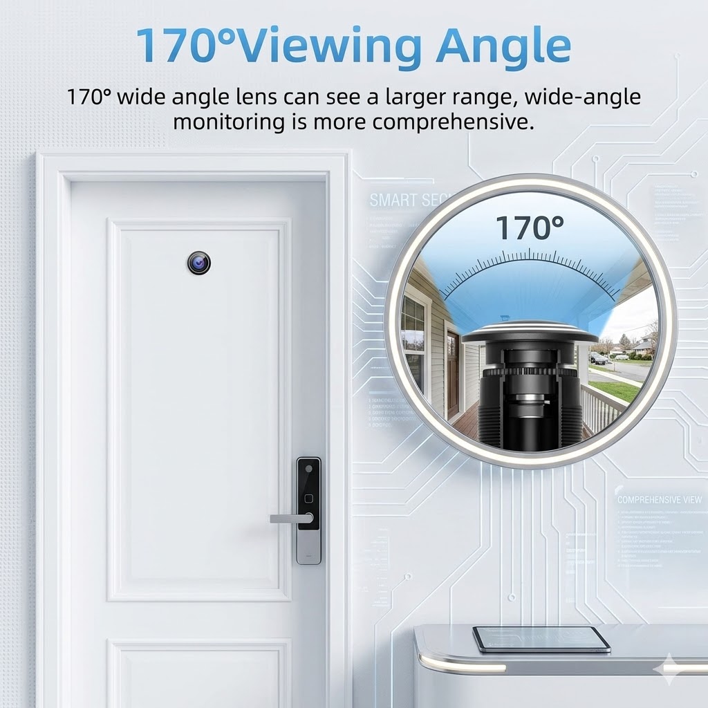 Kamera Lubang Pintu Video WiFi - Peephole Camera Viewer ulasan dan harga
