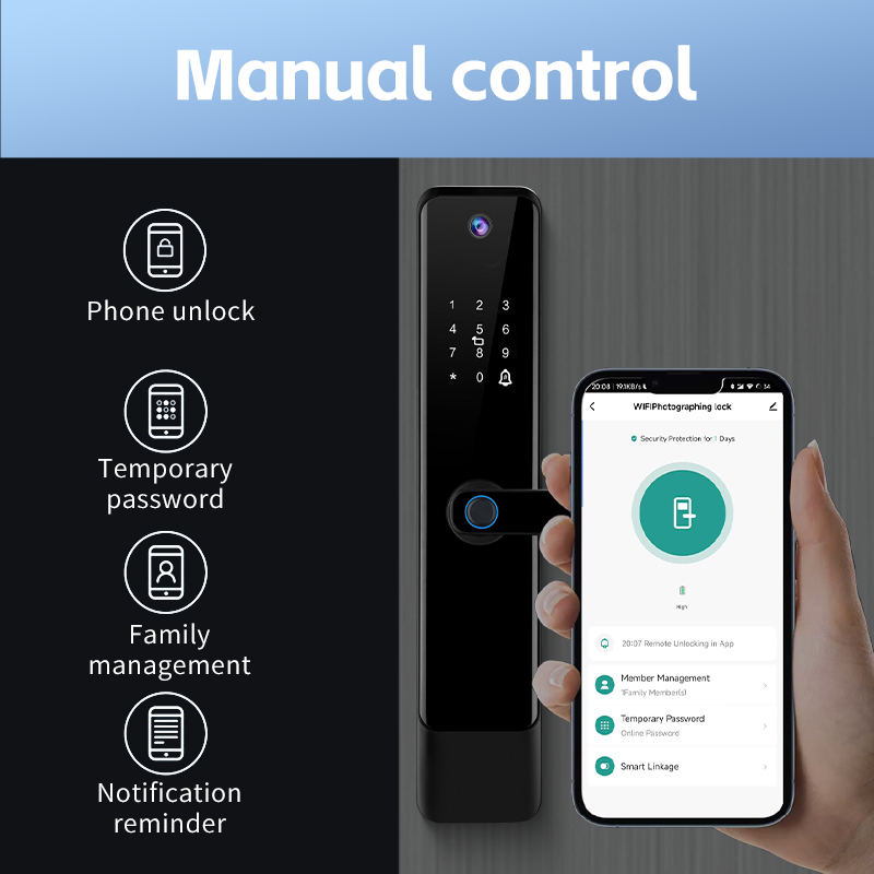 Kunci Pintu Pintar dengan Fitu - Home Security Officer ulasan dan harga