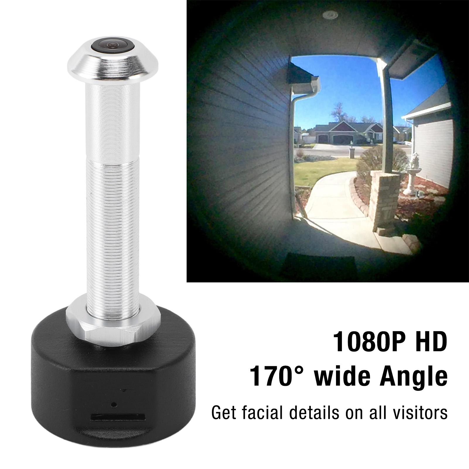 Penampil Pintu Digital 1080P H - Peephole Camera Viewer ulasan dan harga
