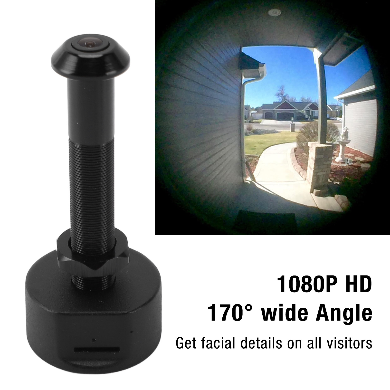 Penampil Pintu Digital 1080P H - Peephole Camera Viewer ulasan dan harga