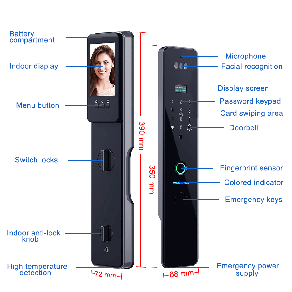 RAYKUBE R2 IP66 Tahan Air Tuya - Peephole Camera Viewer ulasan dan harga