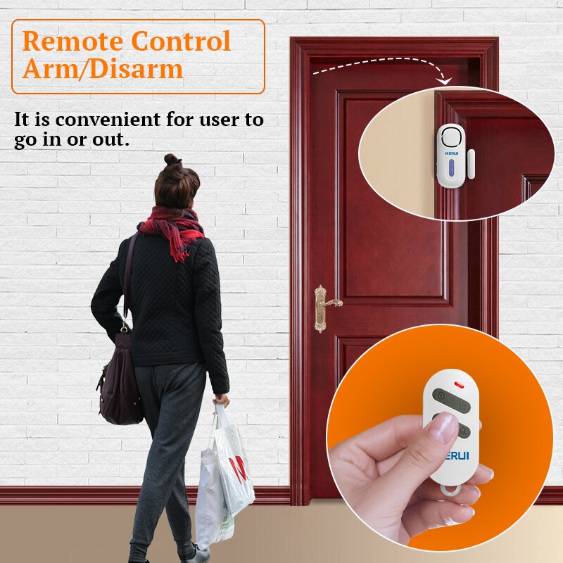 KERUI Sensor pencuri nirkabel  - Home Security System Installation ulasan dan harga
