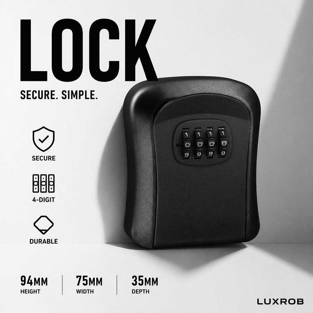Kotak Penyimpanan Kunci Tahan  - Home Security Officer ulasan dan harga