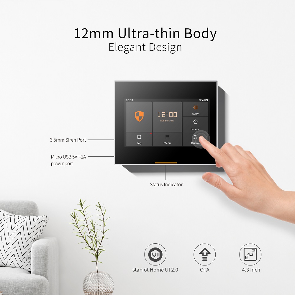 Staniot 433MHz Wireless Wifi 4 - Home Security System Installation ulasan dan harga