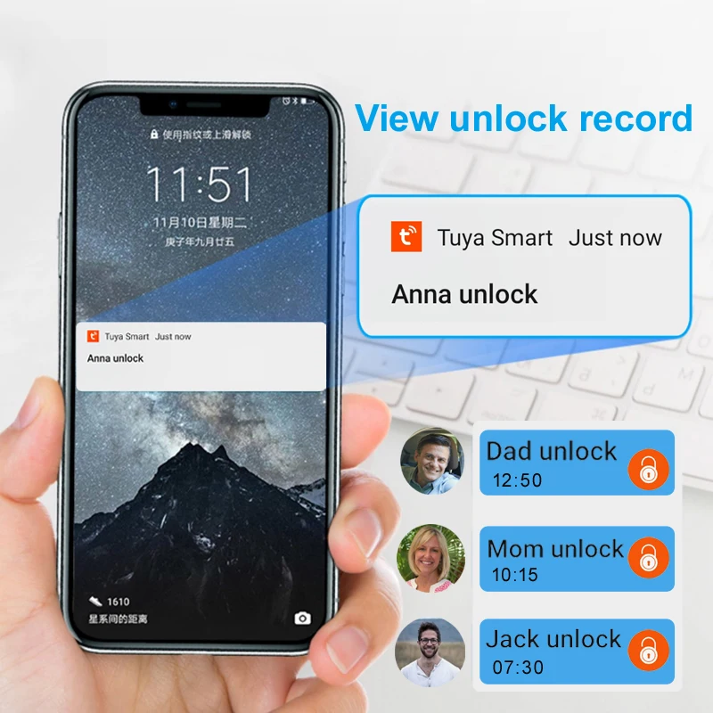 Gembok Sidik Jari Bluetooth Ku - Home Security Battery ulasan dan harga