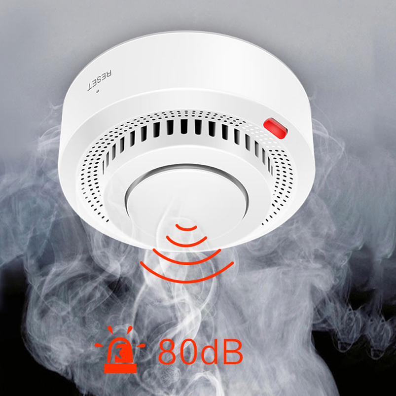 Detektor Asap WiFi 2.4G Sensor - Home Security System Installation ulasan dan harga