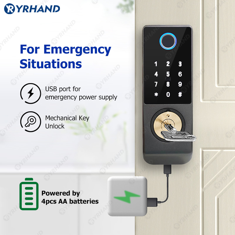 Tuya Kunci Pintar Tahan Air Wi - Home Security Battery ulasan dan harga
