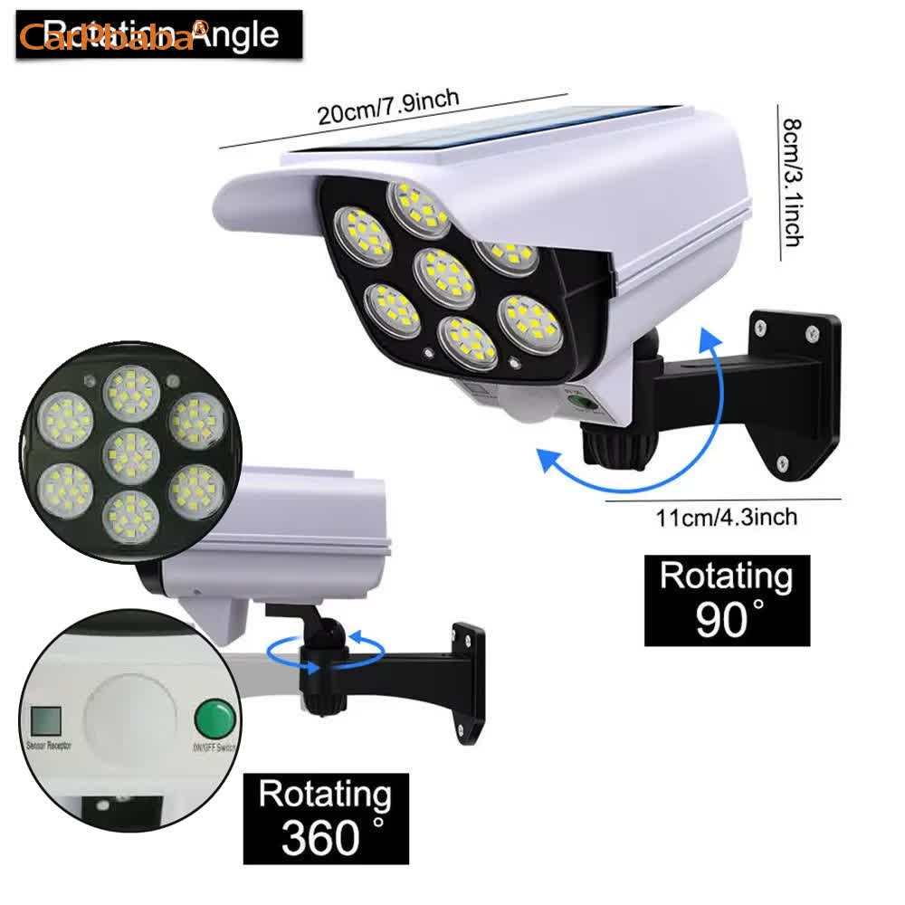 Lampu Surya Luar Ruangan Senso - Home Security Flood Lights ulasan dan harga